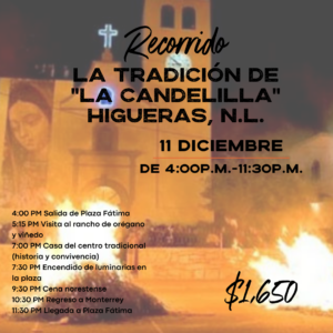 Tradición de la Candelilla en Higueras 11 DIC